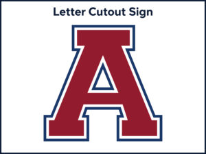 Letter Cheer Spirit Signs (Priced per Letter) - Signquick